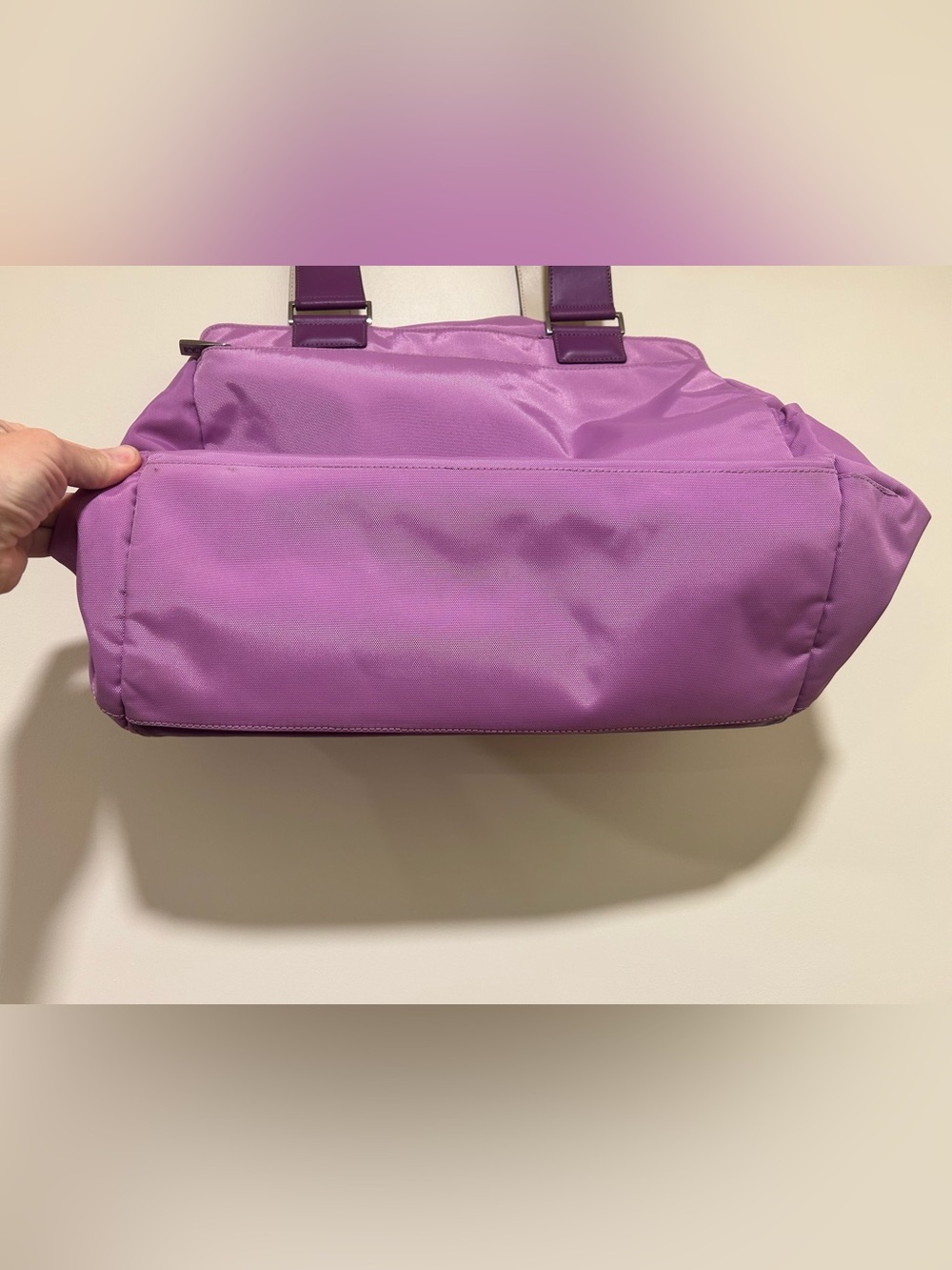 TUMI Lavender Purple Shoulder Baby Diaper Bag - Picture 7 of 14